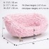 Halinfer Petal Elevated Cat Sofa Bed, Pink, Medium Halinfer Petal Elevated Cat Sofa Bed, Pink, Medium