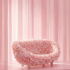 Halinfer Petal Elevated Cat Sofa Bed, Pink, Medium Halinfer Petal Elevated Cat Sofa Bed, Pink, Medium